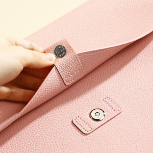 Biểu Tượng Tùy Chỉnh Mềm PU Da Phong <span class=keywords><strong>B</strong></span>ì Tập Tin Túi Văn Phòng Tài Liệu Tổ Chức Túi A4 Kích Thước Chịu Nước Văn Phòng Kinh Doanh Thư Mục - Product Image 3