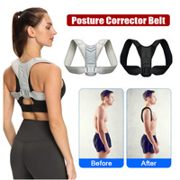 Correcteur de posture dorsal réglable avec sangle respirante et douce pour la correction de la silhouette des adultes, protection professionnelle