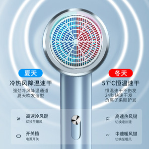 High Speed Hair Dryer With Negative Ion And Constant Temperature For Salon Home Use Ocean Blue T1888 - Product Image 5