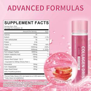 Flüssige Meereskollagen-Peptide Kollagen-Shots Kollagenpräparate für das Wohlbefinden von Haut, Haaren und Nägeln für Frauen zur Unterstützung der Schönheit - Product Image 6