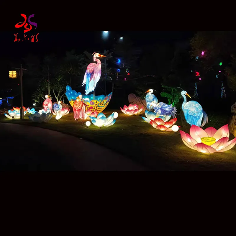 2023 spring New year Malaysia projects festival lanterns with LED lighted Christmas lanterns for outdoor