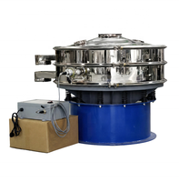Kundenspezifisches CE-zertifiziertes Ultraschall-Vibrationssieb mit Anti-Blockier-Funktion für Feinstpartikel zur Trennung bei der Verarbeitung von Chemikalien, Keramik und Lebensmittelpulvern