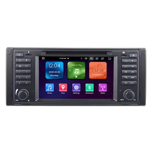 7Inch 8-Core Android11.0 4 + 64G Auto Dvd Gps Radio Voor Bmw 5Serie E39 e53 M5 1996-2003 Dab + Dsp Carplay Androidauto Obd