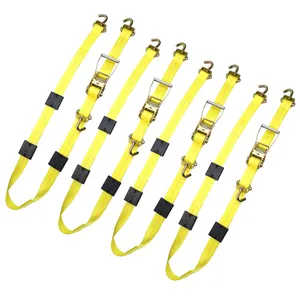 Precio <span class=keywords><strong>de</strong></span> fábrica, correas <span class=keywords><strong>de</strong></span> goma para rueda <span class=keywords><strong>de</strong></span> coche <span class=keywords><strong>de</strong></span> 2 pulgadas y 10000 libras, correas <span class=keywords><strong>de</strong></span> amarre <span class=keywords><strong>de</strong></span> trinquete con gancho giratorio en J para neumáticos seguros - Product Image 6