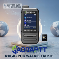 Radio professionnelle PoC 4G GaodaPTT, talkie-walkie avec grand écran, étanche IP67, système Linux, interphone mobile avec carte SIM