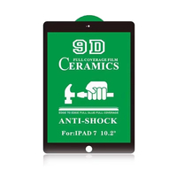 Protecteur d'écran en céramique durable incassable 9D pour iPad 9.7 Pro 10.2 11-Nano Flexible PET + TPU Soft Hardness Anti-Scratch