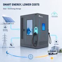 Nouvelle Station de Recharge Solaire Tout-en-un pour Véhicules Électriques 261 kWh, Chargeur Rapide DC 120 kW, Garantie 3 Ans, Équilibrage des pics de consommation hors-réseau et sur réseau