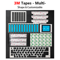 Maßgefertigtes 3M 55280 50m 10mm Acryl-PVC Doppelseitiges Klebeband Hochviskos Wasserdichter Stanzschnitt-Aufkleber Hitzebeständig