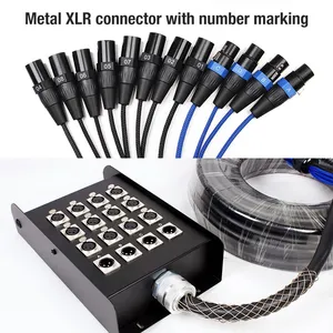 Câble Audio Multicœur XLR Professionnel à 8/12/16/20/24/32 Canaux avec Boîtier de Scène, Usine OEM/ODM - Product Image 3
