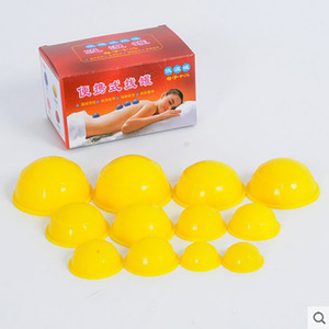 Silicone Cupping Jars 12 Pcs Negative Pressure Moisture Absorption Health <b>Massage</b> <b>Set</b> Red Blue Yellow Pink - Product Image 4