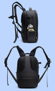 Sac à dos photo double épaule grande capacité pour appareil photo reflex numérique, hybride et ordinateur portable – Idéal pour les photographes - Product Image 5