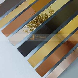 LL310 Bande décorative plate en acier inoxydable pour mur TV moderne, bordure de plafond, carrelage étanche pour appartement - Product Image 6