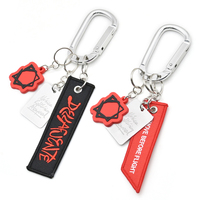 Crochet de mousqueton en aluminium promotionnel avec étiquette de porte-clés de porte-clés de 3 trous pour accessoires de sac à dos de sac