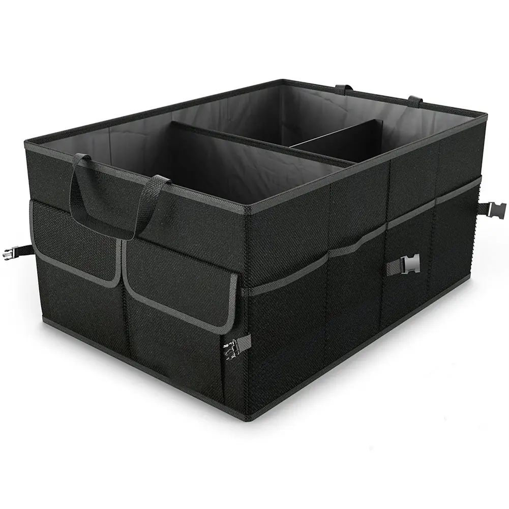 SUV 1680D Oxford cloth Wholesale durable 600D storage cargo portable auto back seat foldable trunk car organizer
