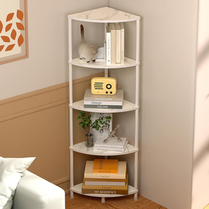 Étagère d'angle haute à 5 niveaux, organisateur peu encombrant pour salle de bain, <span class=keywords><strong>cuisine</strong></span> et salon - Product Image 4