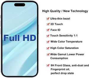 Fixerman per 15 Pro sostituzione dello schermo 6.1 <span class=keywords><strong>pollici</strong></span> 3D Touch Display LCD gruppo digitalizzatore 1 anno modello A2848 A3101 A3104 A3102 - Product Image 3