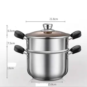 Chất lượng cao Cookware sets Capsule dưới thép không gỉ nấu ăn chậu