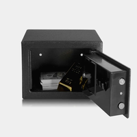 HYYSAFE HYY140 Mini Caja Fuerte Electrónica Digital de Acero con Cerradura de Llave para Almacenamiento de Documentos y Joyas en el Hogar