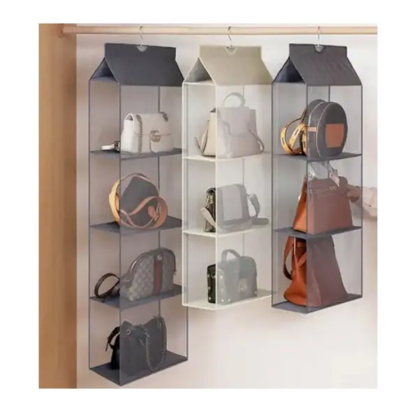 Wasbare Kledingkast Ophanging Opbergmand Opvouwbare Kast Organizer Kleding Portemonnee Organizer