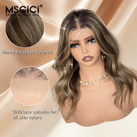 Perruques en cheveux humains bruts européens, Balayage Miel, Ondulation naturelle, Lace Front 13x4, Dentelle HD, Sans colle, Nœuds pré-décolorés, Ligne de cheveux naturelle