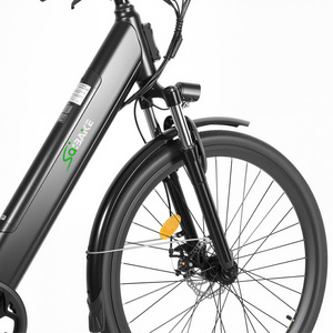 Vélo électrique urbain 36V 250W Batterie LG 10.5Ah Pneus 700C Suspension avant 7 vitesses Freins à disque avant et arrière Moteur roue arrière - Product Image 5