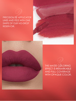 Kit de Rouge à Lèvres Mat et Crayon Contour des Lèvres Portable, Imperméable et Longue Durée, 2 Pièces, Étiquette Privée, Modèle ML8922 - Vente Flash