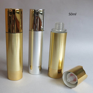 Thiết Kế Mới Sang Trọng 15Ml 30Ml Bạc Acrylic <span class=keywords><strong>Airless</strong></span> Bơm Chai Vàng 50Ml Nhựa <span class=keywords><strong>Airless</strong></span> Chai Huyết Thanh - Product Image 4