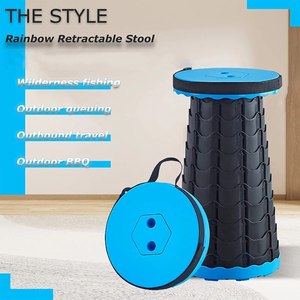 Outdoor Portable Barbecue Camping Fishing Telescopic <b>Folding</b> <b>Stool</b> Home Hand Carry Plastic - Product Image 6