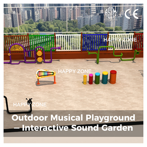 Équipement <span class=keywords><strong>de</strong></span> terrain <span class=keywords><strong>de</strong></span> jeu musical extérieur, xylophone animalier, panneaux muraux interactifs, tambours, cloches, jardin sensoriel musical, <span class=keywords><strong>aire</strong></span> <span class=keywords><strong>de</strong></span> <span class=keywords><strong>jeux</strong></span> pour enfants - Product Image 1