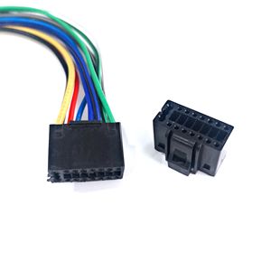 Connecteur de câble radio femelle 16 broches, faisceau de câblage stéréo pour lecteur DVD/<span class=keywords><strong>CD</strong></span> de voiture, compatible avec <span class=keywords><strong>Kenwood</strong></span> - Product Image 4