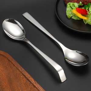 Plat de service polyvalent en acier inoxydable 304 poli miroir, avec poignée carrée épaissie, pour buffet de <span class=keywords><strong>restaurant</strong></span> et hôtel - Product Image 3