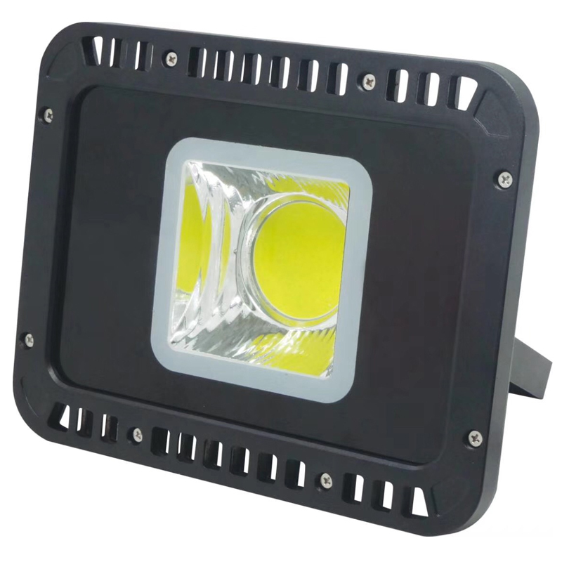 200W Cob Ultra Thin IP65 Weatherproof 3CCT Color Changeable Integrated Chip Body LED Flood Lights for Backyard Courtyard Home