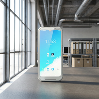 Komputer Genggam Tangguh Android 14 4G PDA dengan Pemindai Barcode 1D/2D, Layar FHD+ 6.3 inci, 128MB, untuk Logistik Gudang IoT