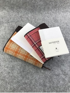 Copertina per Agenda in Pelle Harris Tweed A5/A6, Elegante Custodia per Quaderno con Porta Carte - Product Image 5