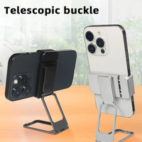 Support pliable tendance et pas cher pour iPhone, rotation à 360°, clip magnétique réglable en métal, support de téléphone pliable, support de téléphone pour voiture