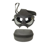 Casque de chien anti-explosion industriel imperméable avec lunettes pour équipe de sauvetage K9 Opérations nocturnes en extérieur