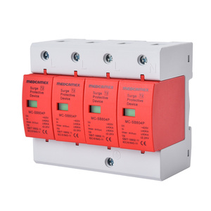 Protector Contra Sobretensiones SPD Tipo 2 <span class=keywords><strong>de</strong></span> 4P, 80KA 380V, para Sistemas <span class=keywords><strong>de</strong></span> Energía Solar Industriales y Comerciales, Material PBT - Product Image 3