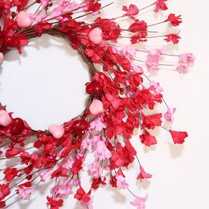 Guirnalda de Flores de Papel de 45cm, Estilo Moderno, para el Día de San Valentín, Guirnalda Simulada para el Día de la Madre, Decoración Cálida para el Hogar, Adorno para Puerta - Product Image 4