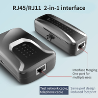 HENGXIAN/Harga Pabrik OEM Alat Tes LAN Genggam Penguji Kabel Jaringan FTTH Multifungsi RJ11 RJ45 Pencari Jalur Kabel X2 Wire