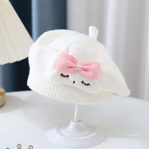 <span class=keywords><strong>Béret</strong></span> en laine tricoté à motif animal pour bébé <span class=keywords><strong>garçon</strong></span> et fille, printemps et automne, mignon, chaud et coupe-vent - Product Image 3