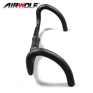 400/420/440mm noir carbone vélo de route guidon vélo barres de chute 31.8 cyclisme guidon Dropbars - Product Image 6