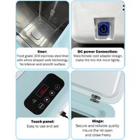 Refport Nouveau Congélateur Portable ULT -86 Degrés 25L à Refroidissement Stirling, Réfrigérateur Toutes Conditions Climatiques, Congélateur Profond 100-240V, Garantie 1 An
