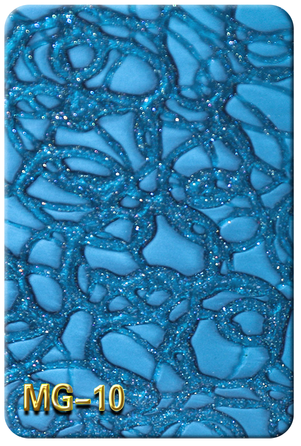Green pearl acrylic sheet