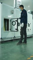 Nouvelle unité de traitement d'air déshumidificatrice à roue à grand débit d'air électrique, à faible point de rosée, contrôle PLC, déshumidificateur rotatif, ISO9001