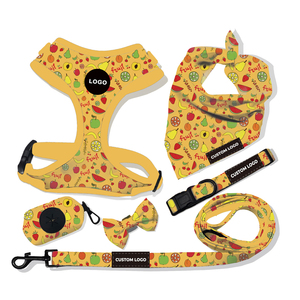 Wholesale Pet Supplies No Pull Harnesses for <strong>Dogs</strong> Custom Luxury Pet Accessories Collar <strong>Leash</strong> Adjustable <strong>Dog</strong> Harness Vest Set - Product Image 1
