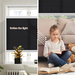 Persianas Celulares Térmicas con Filtro de Luz ZSHINE, Persianas de Panal Manuales con Marco, Persianas Inalámbricas para Ventanas, Pantalla Personalizable - Product Image 3