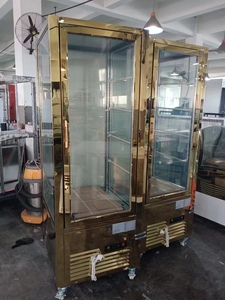 Duy nhất-nhiệt độ 5 lớp bánh bánh hiển thị tủ lạnh thủy tinh thẳng đứng bánh tủ lạnh Showcase làm mát để hiển thị bánh - Product Image 4