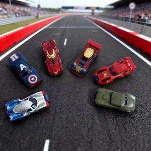 Voiture de sport en alliage de fer Spider-Man de la Ligue des Héros transfrontalière, modèle miniature de camionnette pour enfants, échelle 1:5 - Product Image 4