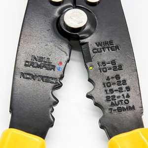0AWG Pince à dénuder professionnelle 210mm Poignées isolées en <span class=keywords><strong>PVC</strong></span> - Product Image 2
