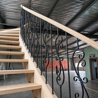 Direkt vom Hersteller: Gebogene Eichen-Treppe seit 2006, CNC-Präzisions-Wendeltreppe mit Holzhandlauf, Maßanfertigung, Weltweiter Export